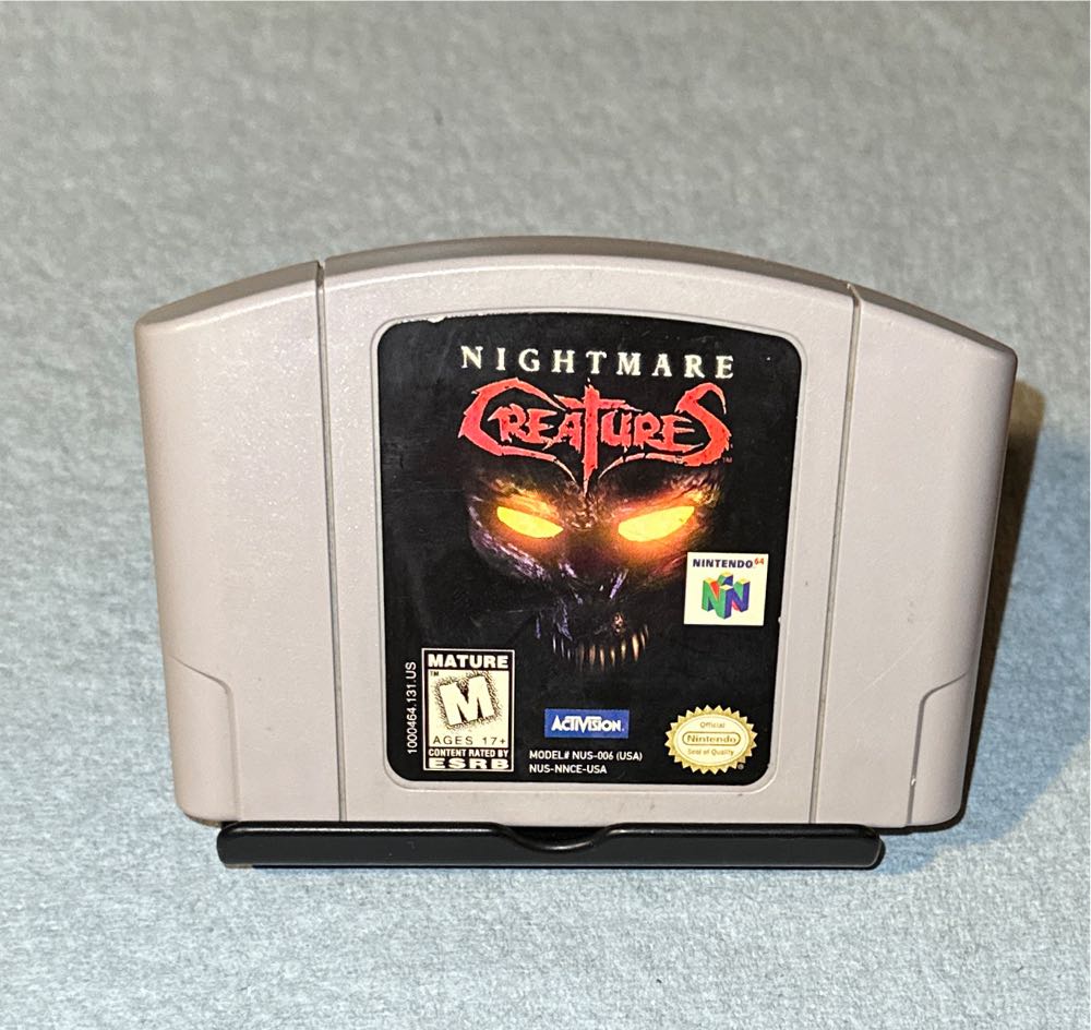 Nightmare Creatures - Nintendo 64 (N64) (Activision) video game collectible - Main Image 3