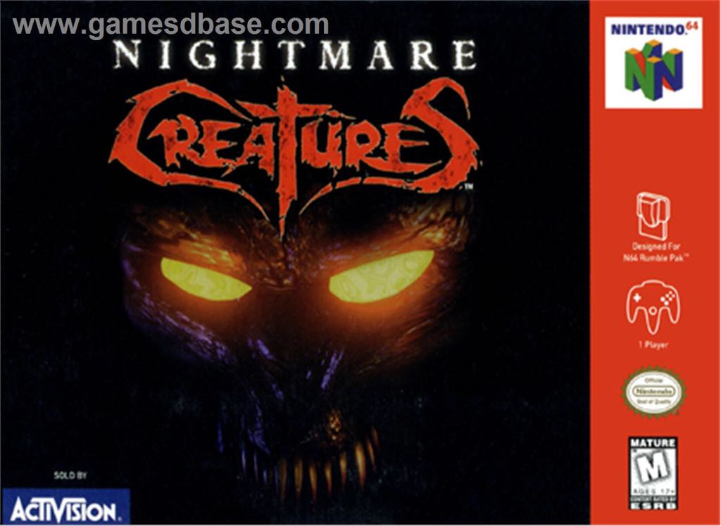 Nightmare Creatures - Nintendo 64 (N64) video game collectible - Main Image 1