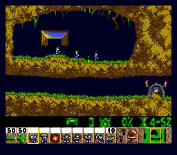Lemmings - Sega Genesis (Mega Drive) (SunSoft - 1-2) video game collectible [Barcode 020763113021] - Main Image 4
