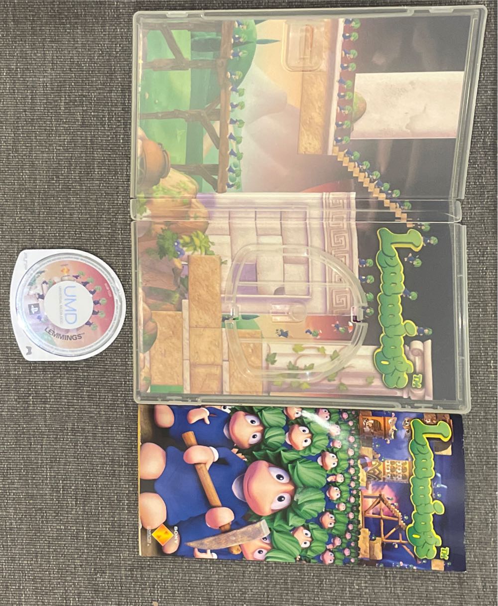 Lemmings - Sony PlayStation Portable (PSP) (Sony Computer Entertainment - 1) video game collectible [Barcode 711719642961] - Main Image 3