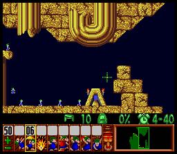 Lemmings (GBA-NES) - Nintendo Game Boy Advance (GBA) (SunSoft) video game collectible - Main Image 2