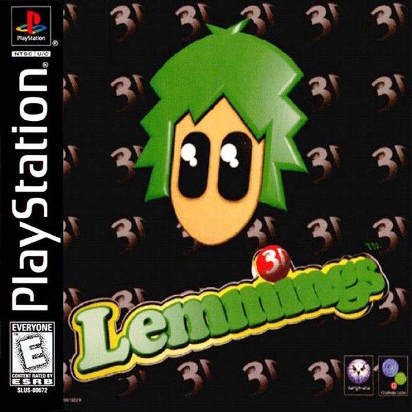 Lemmings - Sony PlayStation video game collectible - Main Image 1