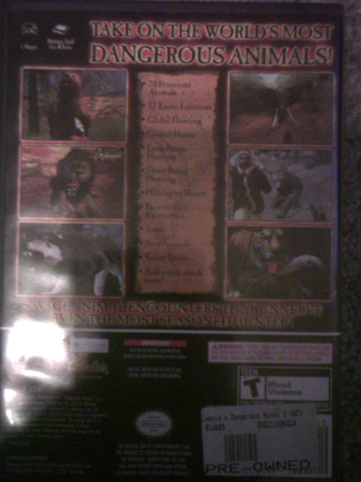 Cabelas Dangerous Hunts 2 - Nintendo GameCube (activion) video game collectible - Main Image 2