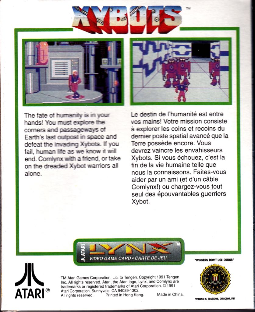 Xybots - Atari Lynx (Atari Corporation) video game collectible - Main Image 2