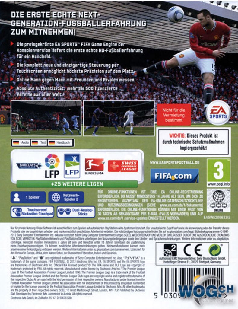 FIFA Football - Sony PlayStation Portable (PSP) (EA - 1 / 2) video game collectible [Barcode 5030931105920] - Main Image 2