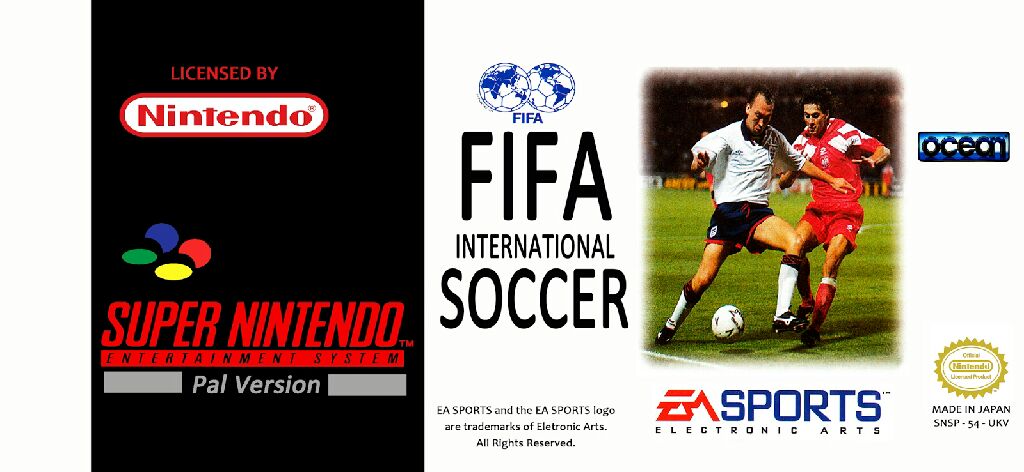 FIFA Football - Nintendo Super Nintendo Entertainment System (SNES) video game collectible - Main Image 1