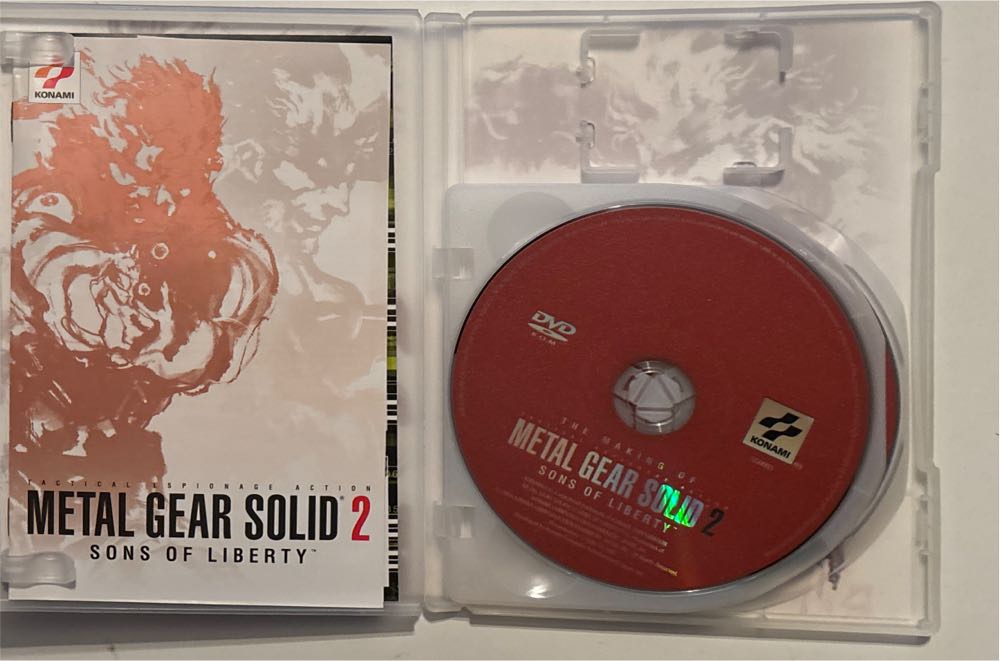 Metal Gear Solid 2 - Sons of Liberty - Sony PlayStation 2 (PS2) (Konami - 1) video game collectible [Barcode 4012927021170] - Main Image 3