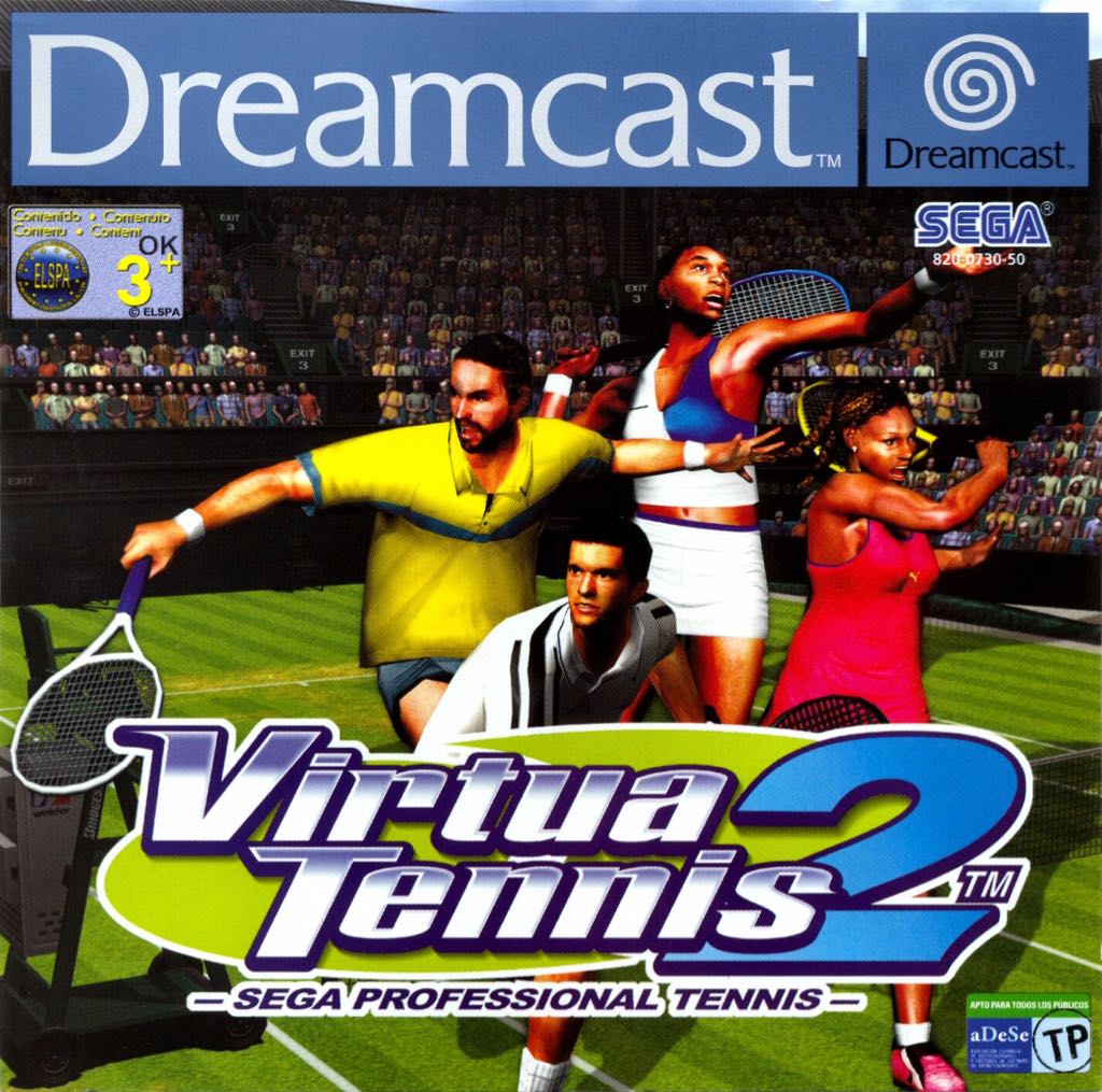 Virtua Tennis 2 - Sega Dreamcast (2) video game collectible - Main Image 1