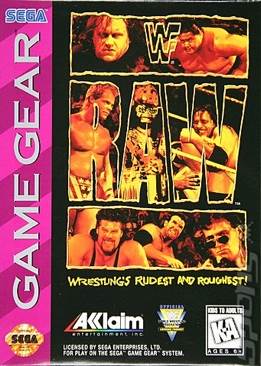 WWF Raw - Sega Game Gear (Acclaim) video game collectible [Barcode 021481850069] - Main Image 1