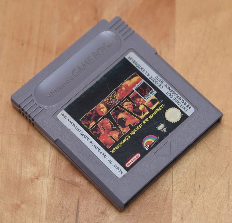 WWF Raw - Nintendo Game Boy (Acclaim Entertainment - 2) video game collectible [Barcode 023582090061] - Main Image 3