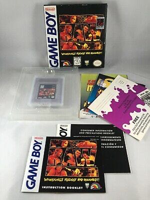WWF Raw - Nintendo Game Boy (Acclaim Entertainment - 2) video game collectible [Barcode 023582090061] - Main Image 4