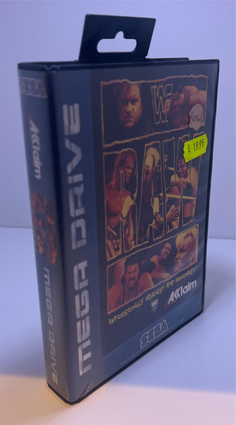 WWF Raw - Sega Mega Drive (Acclaim Enternainment - 4) video game collectible [Barcode 3455198000641] - Main Image 3