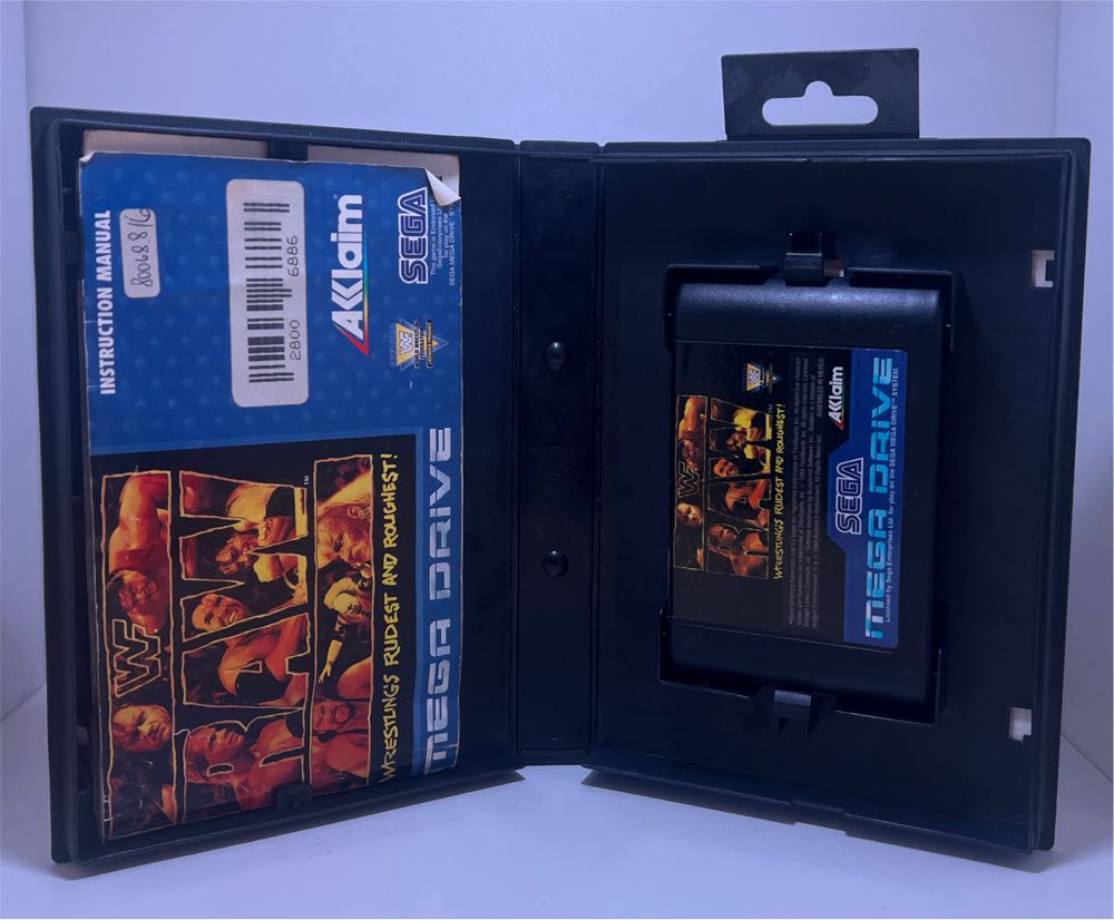 WWF Raw - Sega Mega Drive (Acclaim Enternainment - 4) video game collectible [Barcode 3455198000641] - Main Image 4