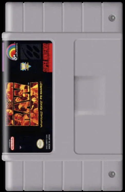 WWF Raw - Nintendo Super Nintendo Entertainment System (SNES) (LJN - 1-4) video game collectible [Barcode 455490900642] - Main Image 3