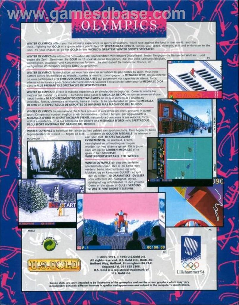 Olympic Gold - Sega Genesis (Mega Drive) video game collectible - Main Image 2