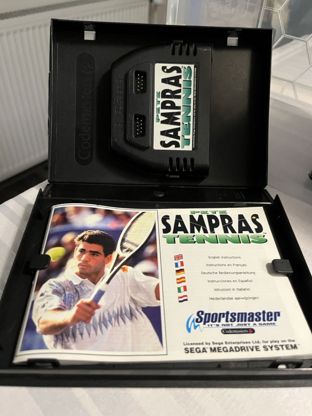 Pete Sampras Tennis - Sega Mega Drive video game collectible [Barcode 5024866140231] - Main Image 2
