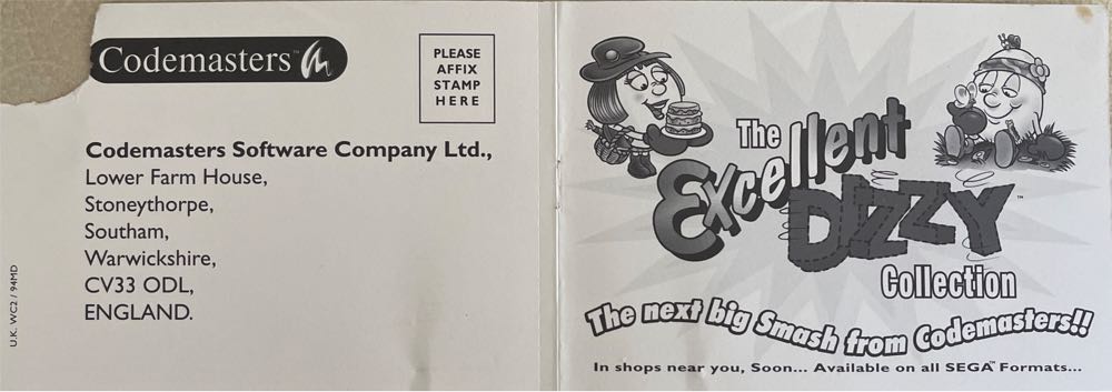 Pete Sampras Tennis - Sega Mega Drive (Codemasters - 4) video game collectible [Barcode 9312544025205] - Main Image 4