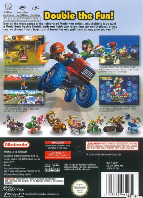 Mario Kart Double Dash - Nintendo GameCube (Nintendo - 4) video game collectible [Barcode 045496393038] - Main Image 2