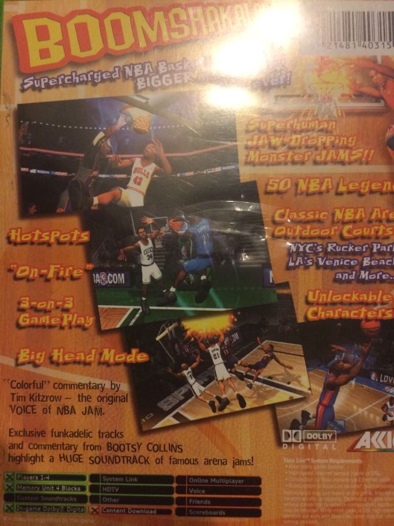 Nba Jam - Microsoft Xbox video game collectible - Main Image 2
