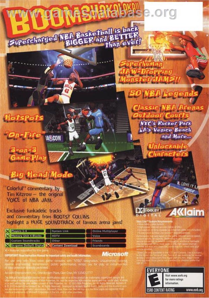 Nba Jam - Microsoft Xbox video game collectible - Main Image 2
