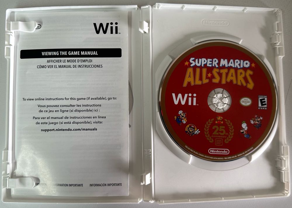 Super Mario All-Stars - Nintendo Wii (Nintendo - 2) video game collectible [Barcode 045496904197] - Main Image 3