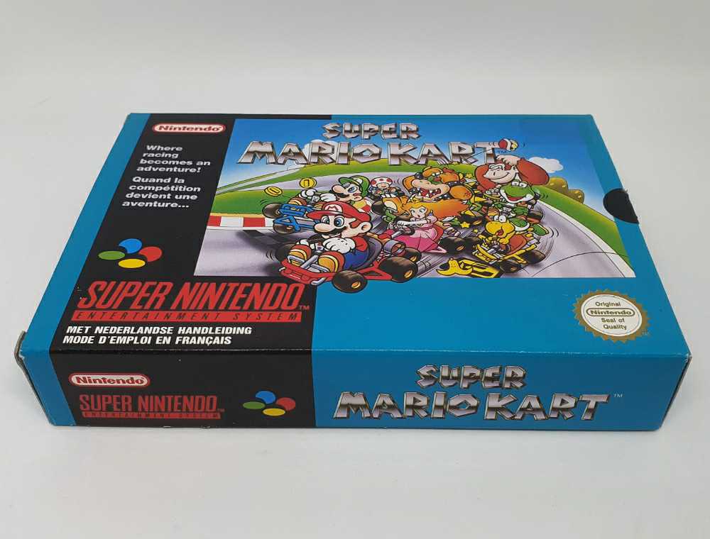 Super Mario Kart - Nintendo Super Nintendo Entertainment System (SNES) (Nintendo - 2) video game collectible [Barcode 045496830144] - Main Image 4