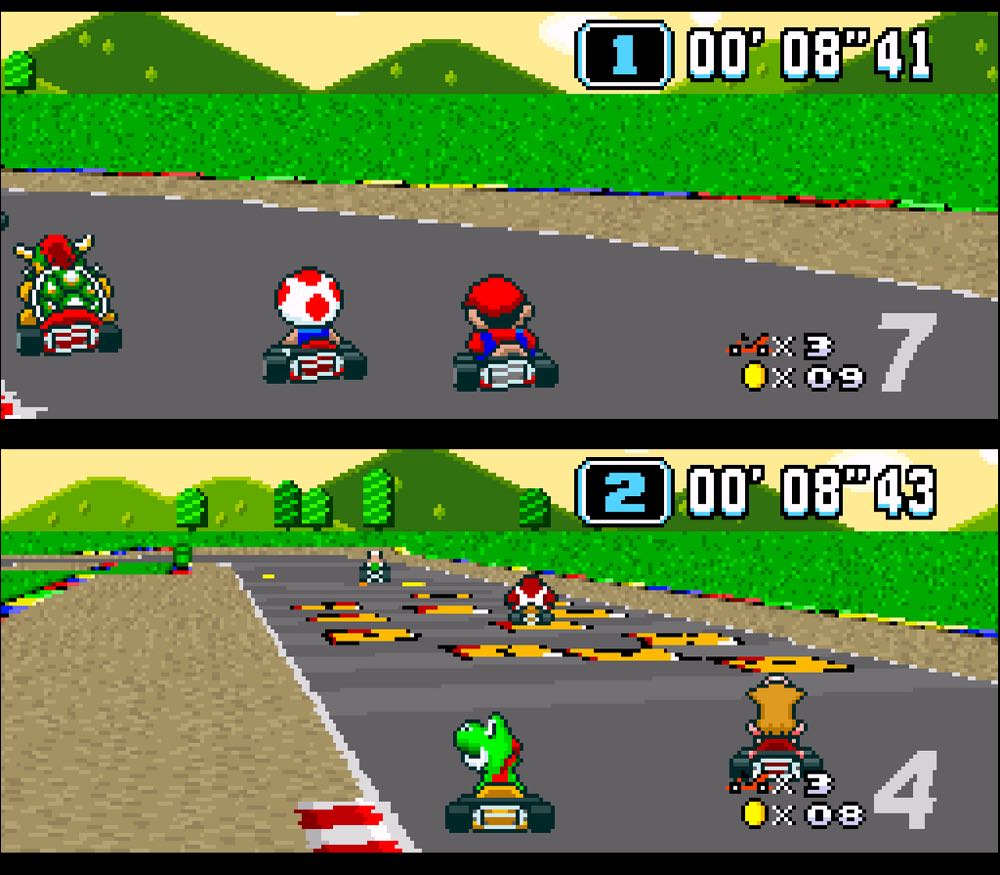 Super Mario Kart - Nintendo Super Nintendo Entertainment System (SNES) (Nintendo - 1-2) video game collectible - Main Image 4