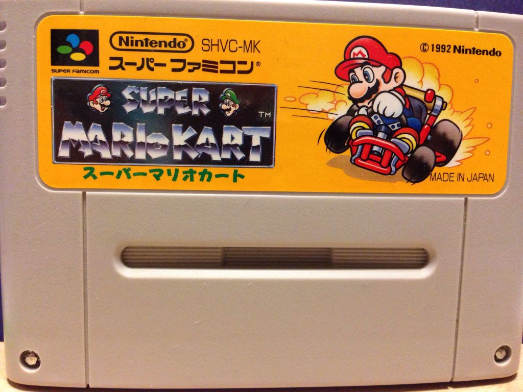 Super Mario Kart - Nintendo Super Famicom video game collectible - Main Image 1