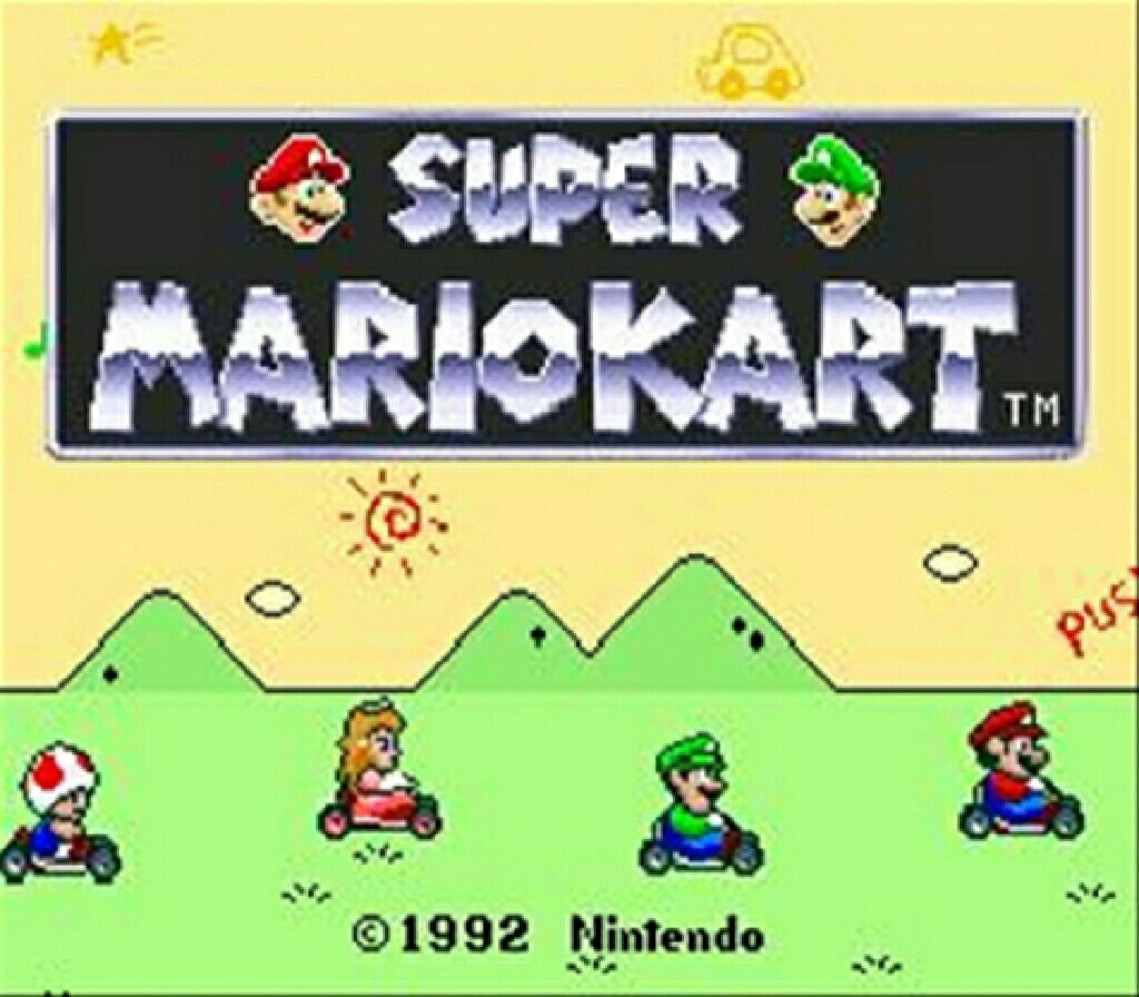 Super Mario Kart - Nintendo Super Nintendo Entertainment System (SNES) (Nintendo - 2) video game collectible - Main Image 2