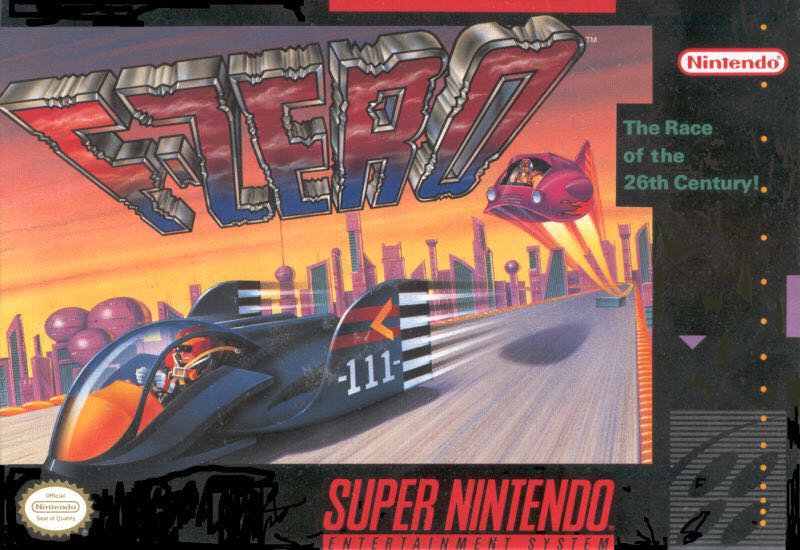 F-Zero - Nintendo Super Nintendo Entertainment System (SNES) (Nintendo) video game collectible - Main Image 1