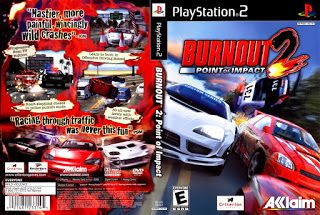 Burnout 2 Point Of Impact - Sony PlayStation 2 (PS2) (Akklaim - 1-2) video game collectible [Barcode 3455192331420] - Main Image 2