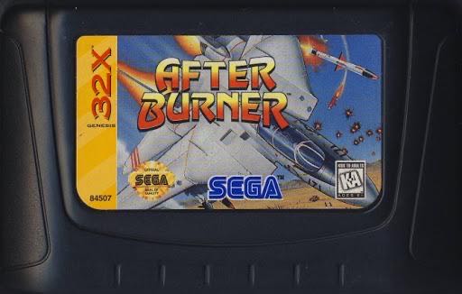 After Burner - Sega 32X (Sega - 1) video game collectible [Barcode 010086845075] - Main Image 3
