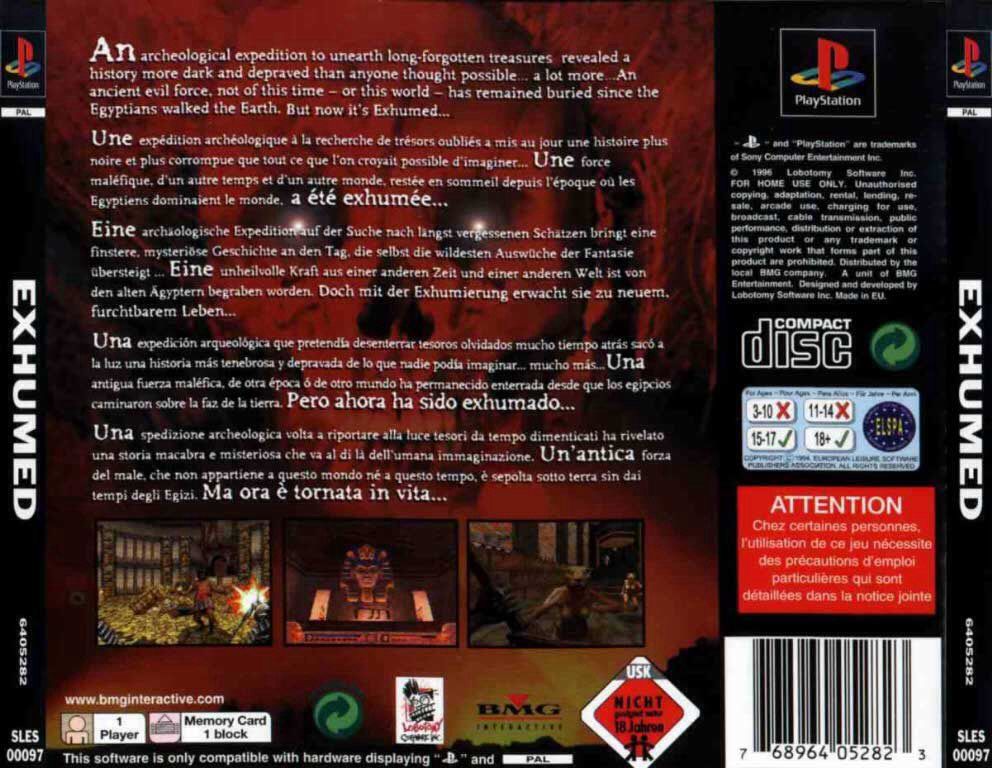 Exhumed - Sony PlayStation video game collectible - Main Image 2