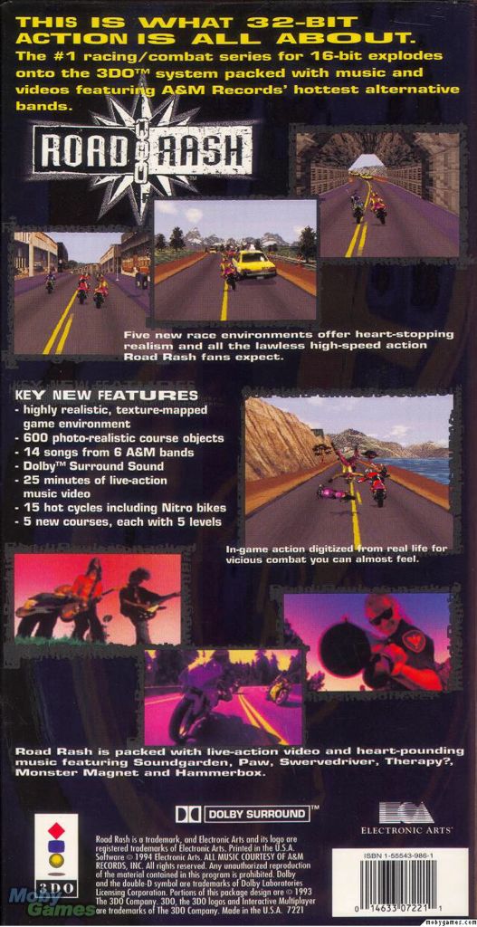 Road Rash - 3DO video game collectible - Main Image 2