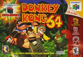 Donkey Kong 64 - Nintendo 64 (N64) (Nintendo - 1) video game collectible [Barcode 4549687029] - Main Image 1