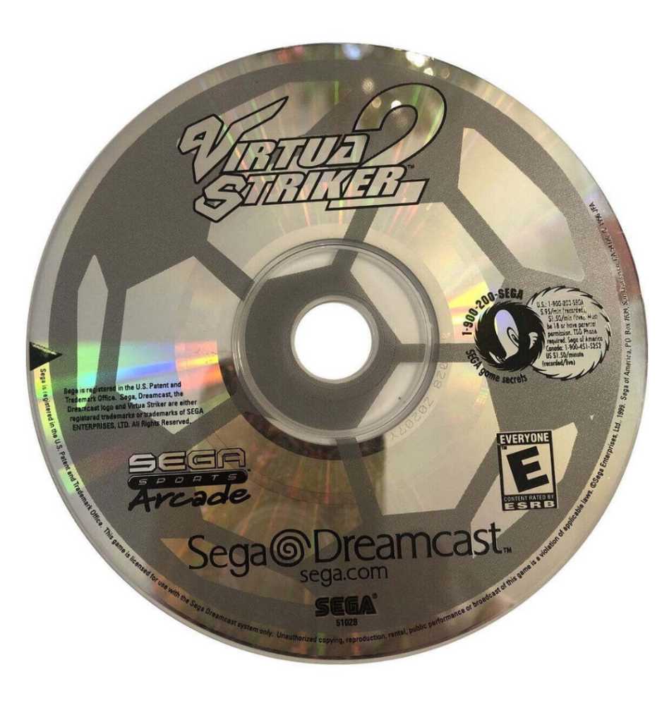 Virtua Striker 2 - Sega Dreamcast (Sega - 1-2) video game collectible [Barcode 010086510287] - Main Image 3