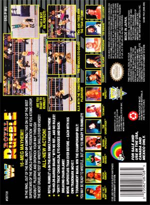 WWF Royal Rumble - Nintendo Super Nintendo Entertainment System (SNES) (Acclaim Entertainment - 2) video game collectible [Barcode 3455199000411] - Main Image 2