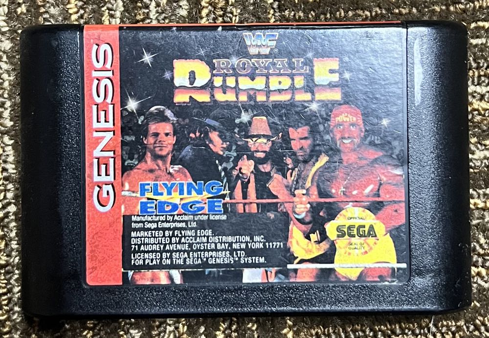 WWF Royal Rumble - Sega Genesis (Mega Drive) video game collectible - Main Image 2