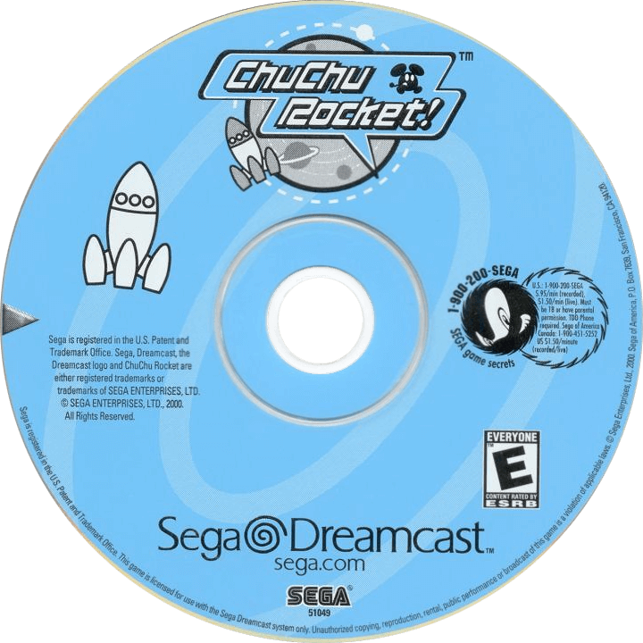 Chu Chu Rocket! - Sega Dreamcast (Sega - 4) video game collectible [Barcode 010086510492] - Main Image 3