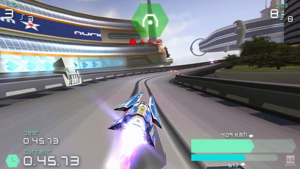 Wipeout Pulse - Sony PlayStation Portable (PSP) (Sony Computer Entertainement Europe - 8) video game collectible [Barcode 711719420057] - Main Image 2