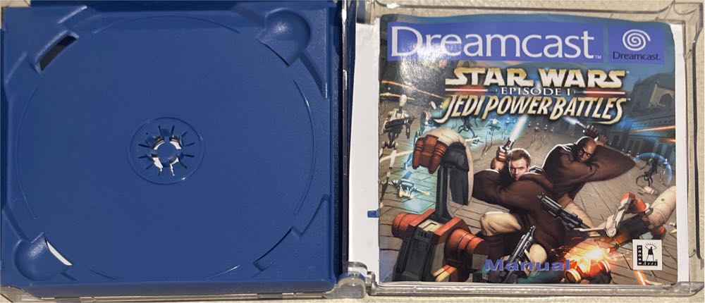 Star Wars Episode I: Jedi Power Battles - Sega Dreamcast (Lucasarts Ltd. - 2) video game collectible [Barcode 5030917012532] - Main Image 4