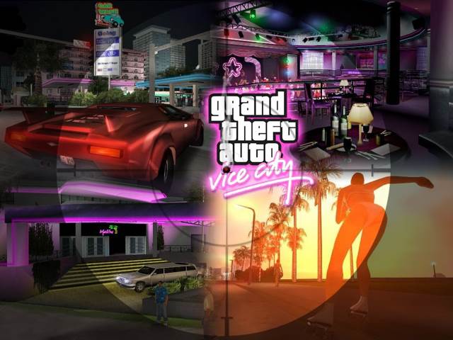 Grand Theft Auto Vice City - Sony PlayStation 2 (PS2) (Rockstar Games - 1) video game collectible [Barcode 710425273001] - Main Image 2