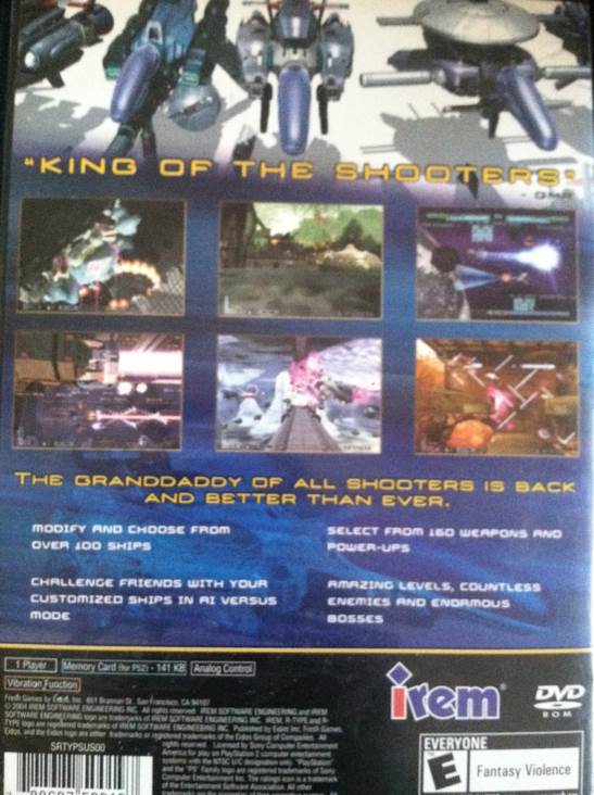 R-Type Final - Sony PlayStation 2 (PS2) (Eidos Interactive - 1) video game collectible [Barcode 788687500197] - Main Image 2