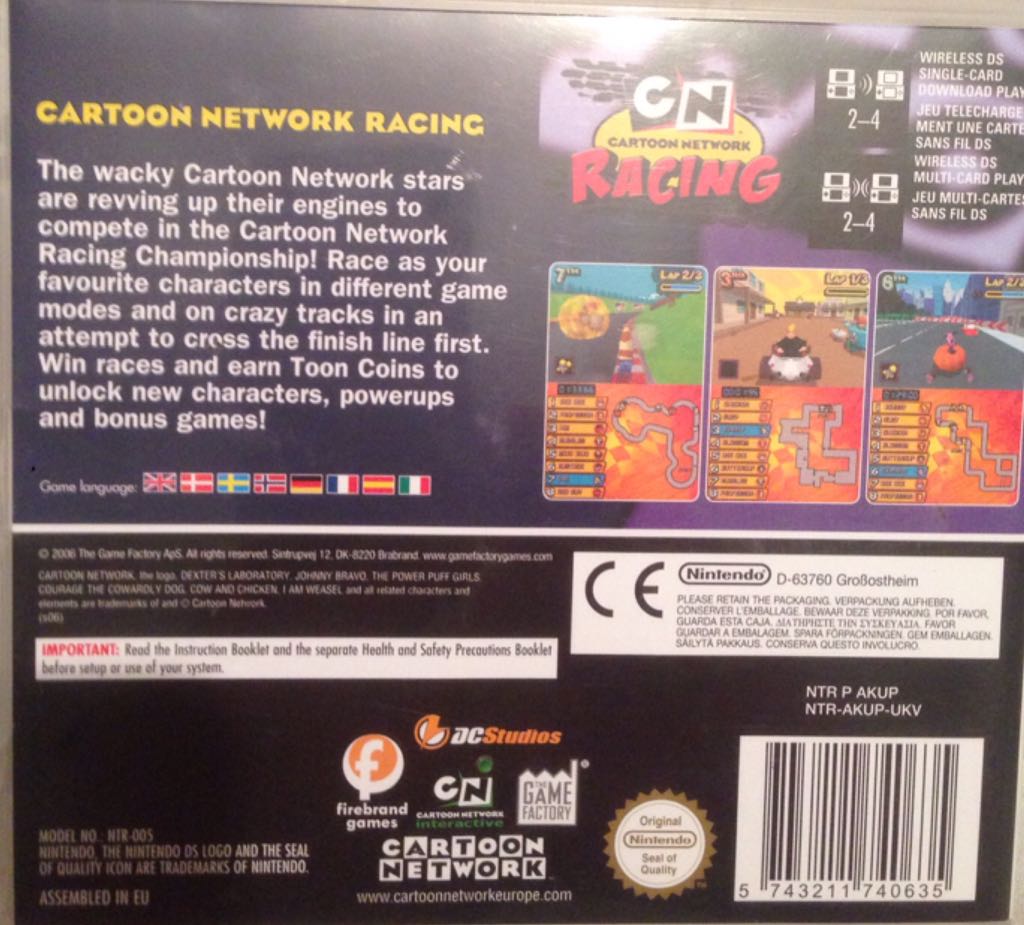 Cartoon Network Racing - Nintendo DS (Game Factory) video game collectible [Barcode 5743211740635] - Main Image 2