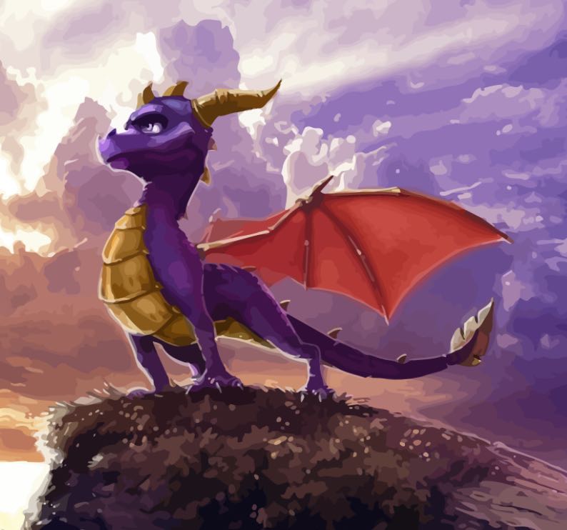 The Legend Of Spyro Dawn Of The Dragon - Nintendo DS (Nintendo - 1) video game collectible - Main Image 2