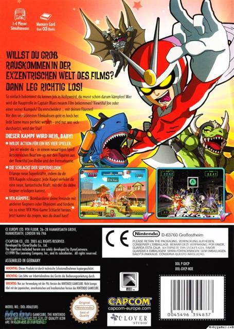 Viewtiful Joe - Red Hot Rumble - Nintendo GameCube (Capcom - 1-4) video game collectible [Barcode 0045496394837] - Main Image 2