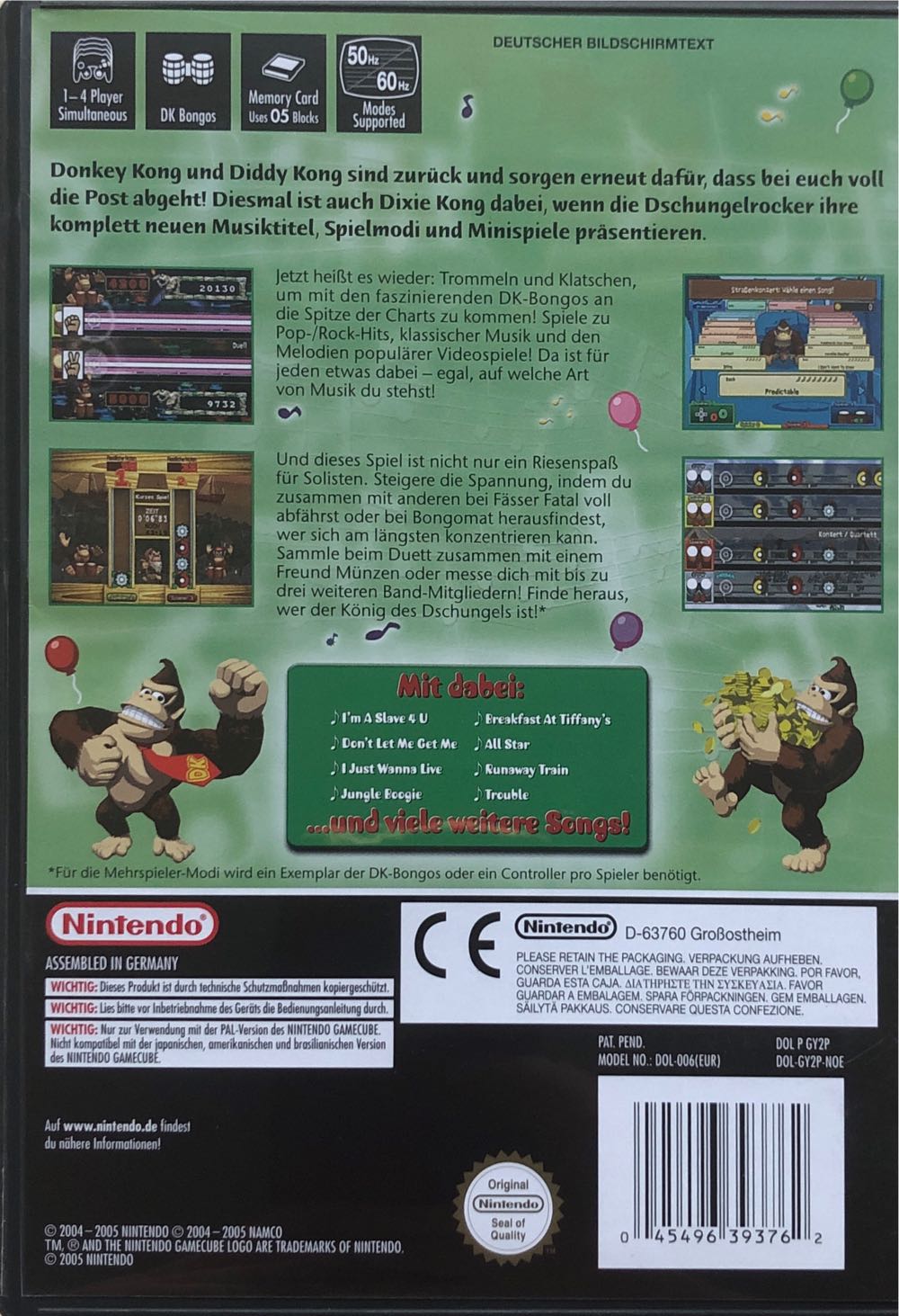 Donkey Konga 2 - Nintendo GameCube (Nintendo - 1-4) video game collectible [Barcode 045496393762] - Main Image 2