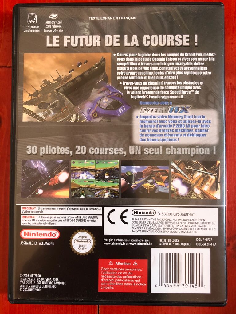 F-ZERO GX - Nintendo GameCube (Nintendo - 4) video game collectible [Barcode 045496391454] - Main Image 2