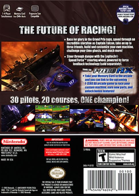 F-ZERO GX - Nintendo GameCube (Nintendo - 4) video game collectible [Barcode 045496391461] - Main Image 2