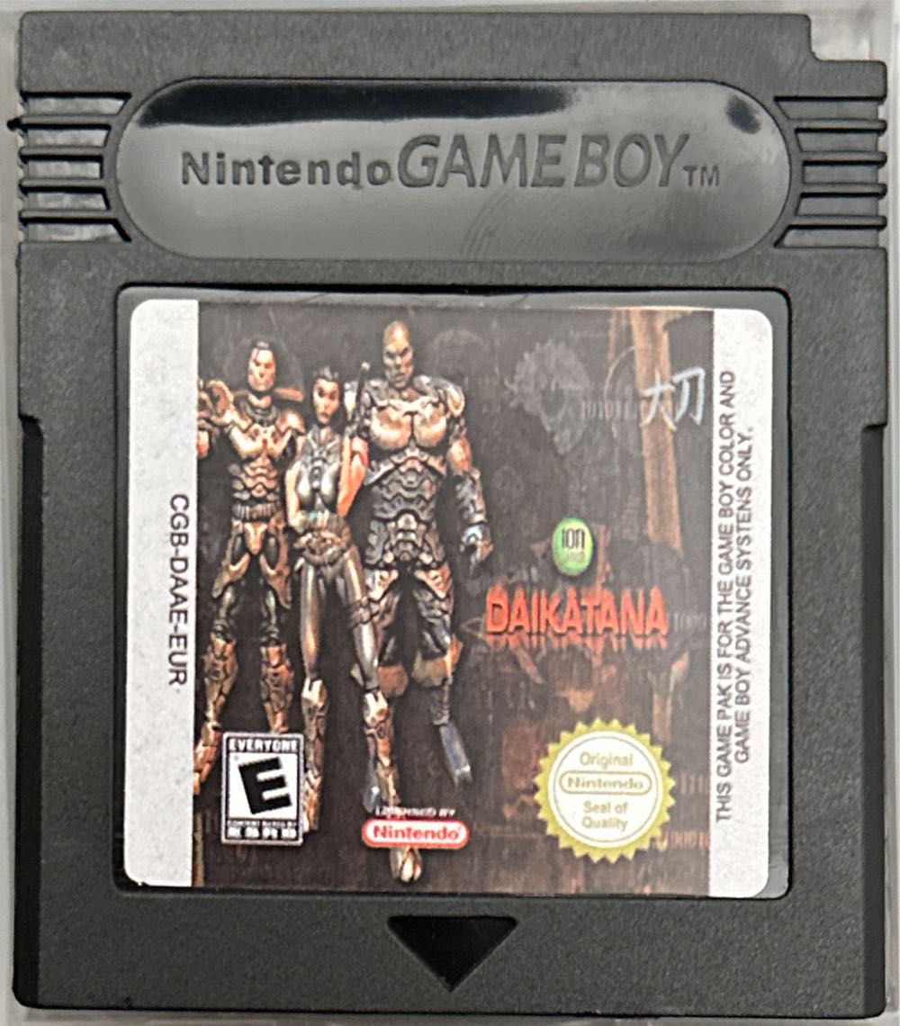 Daikatana (Repro) - Nintendo Game Boy Color video game collectible [Barcode 4906571914493] - Main Image 2